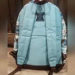 Pendleton | Bags | Pendleton Blue And Brown Aztec Backpack  display picture 3